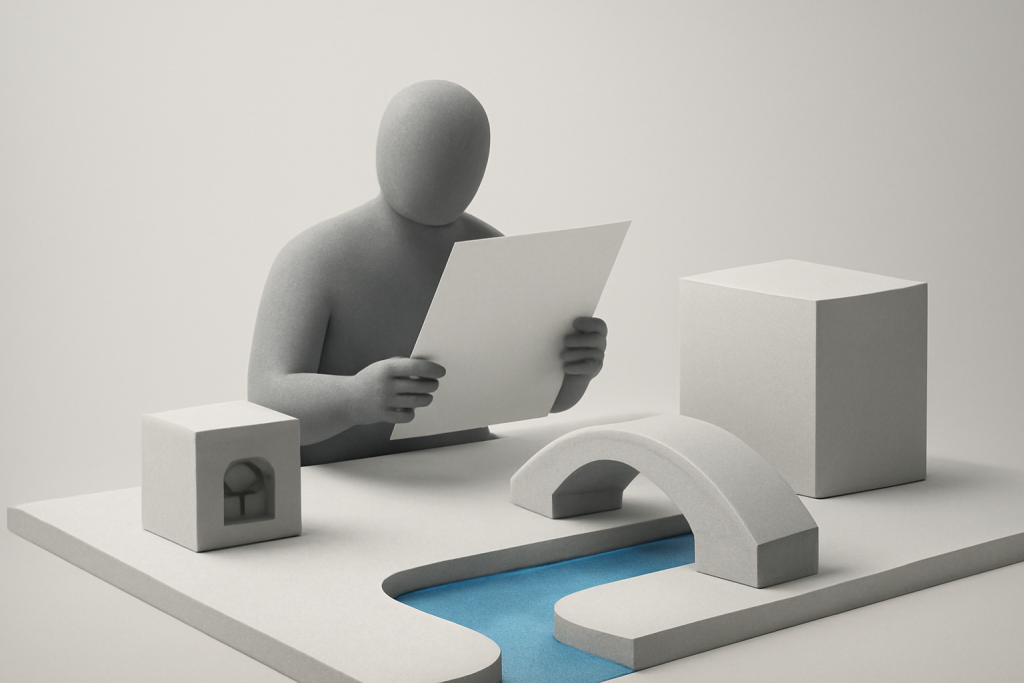 Designing an AI-to-Blockchain Workflow Without Pretending It Is One System — editorial illustration about AI × Crypto