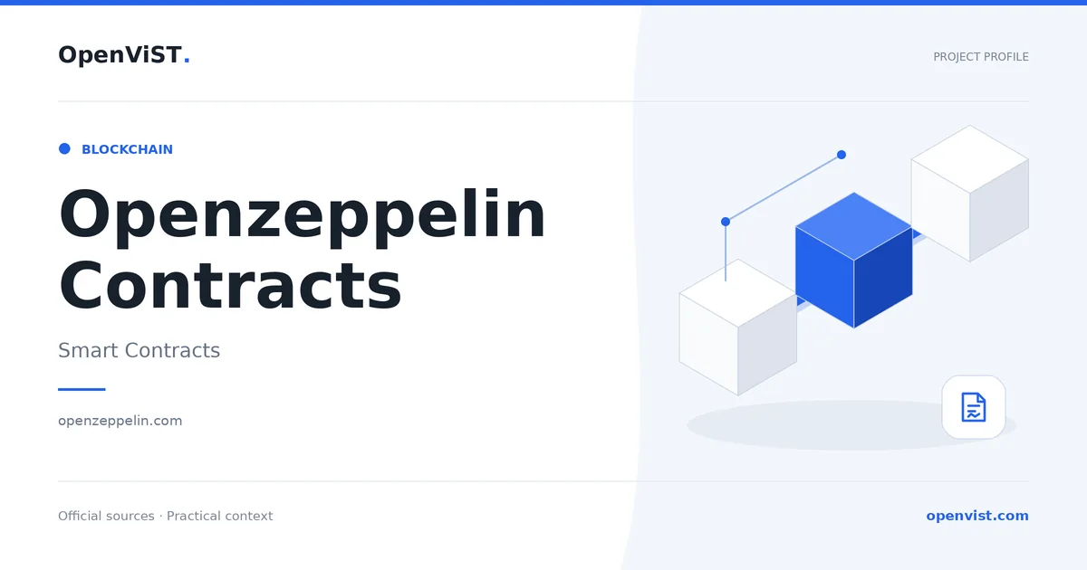 Openzeppelin Contracts — OpenViST project profile in Smart Contracts.