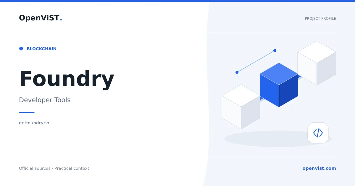 Foundry — OpenViST project profile in Developer Tools.