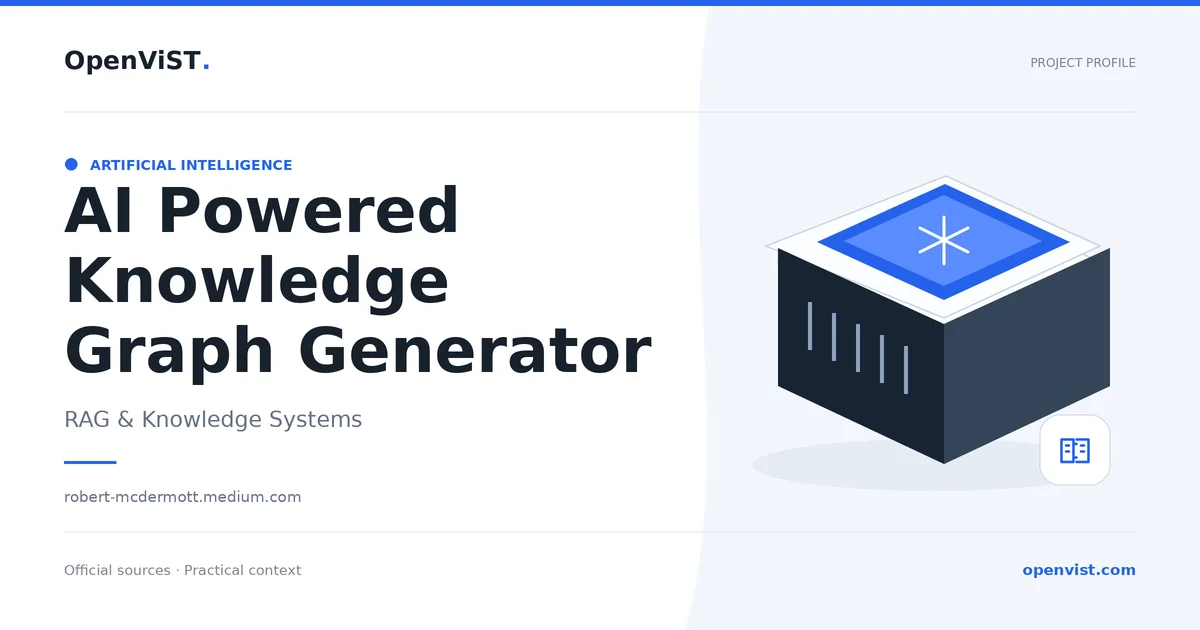 AI Powered Knowledge Graph Generator — OpenViST project profile in RAG & Knowledge Systems.