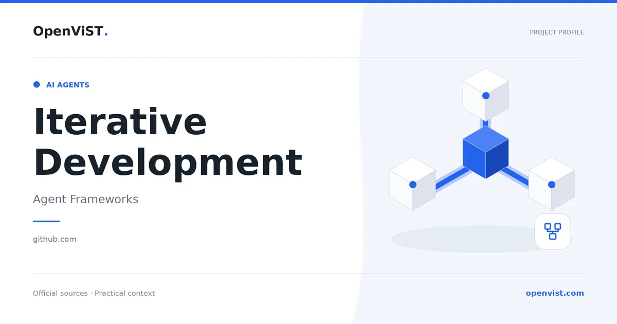 Iterative Development — OpenViST project profile in Agent Frameworks.