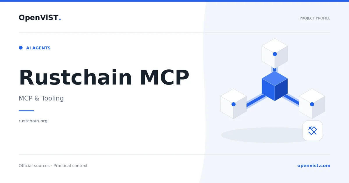 Rustchain MCP — OpenViST project profile in MCP & Tooling.