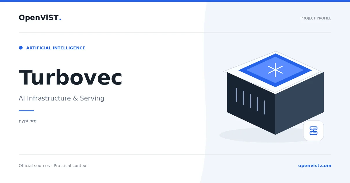 Turbovec — OpenViST project profile in AI Infrastructure & Serving.