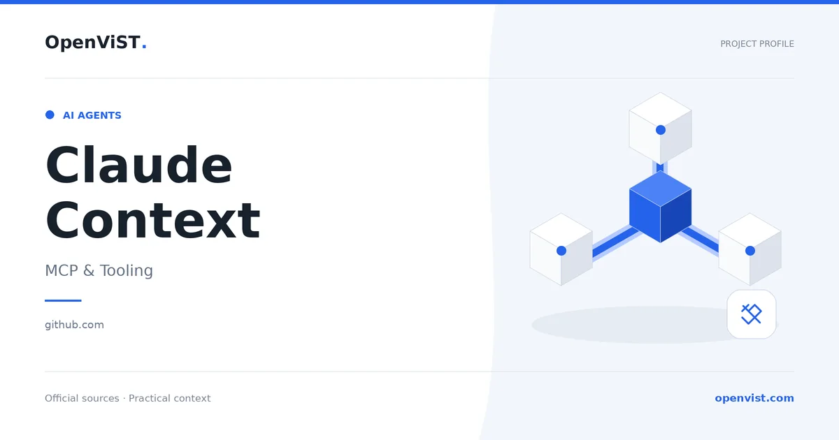 Claude Context — OpenViST project profile in MCP & Tooling.