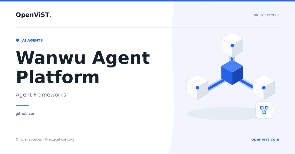 Wanwu Agent Platform — OpenViST project profile in Agent Frameworks.