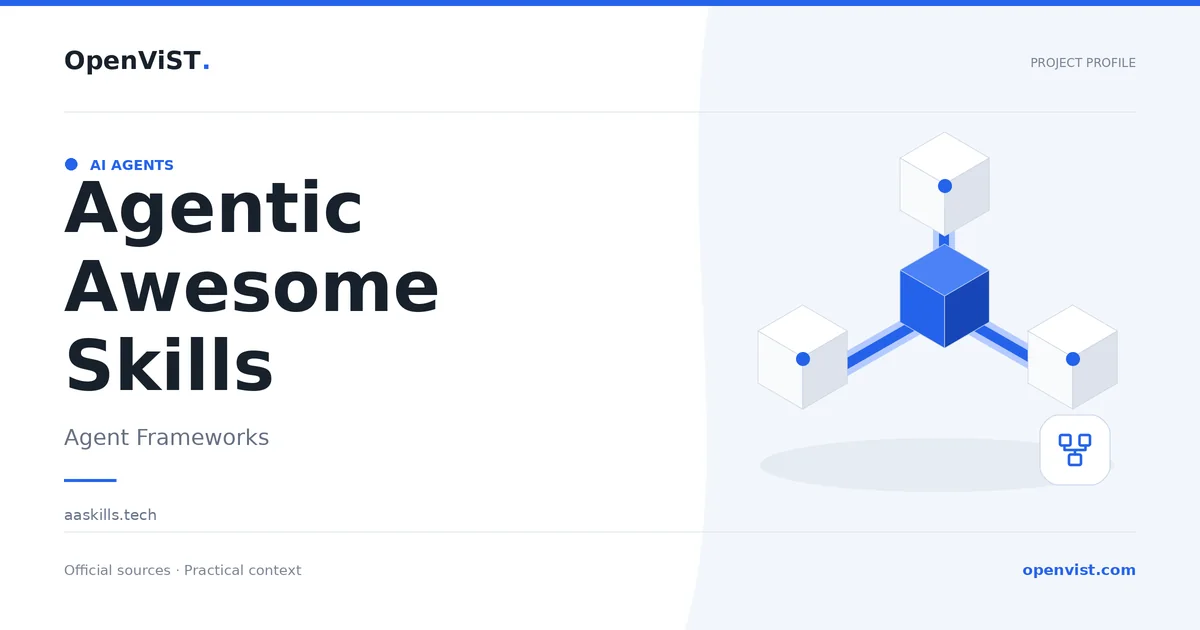 Agentic Awesome Skills — OpenViST project profile in Agent Frameworks.