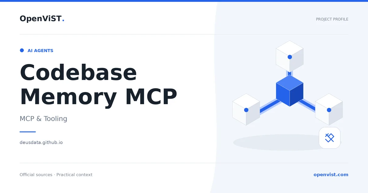 Codebase Memory MCP — OpenViST project profile in MCP & Tooling.
