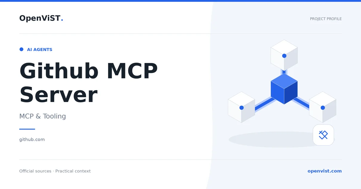 Github MCP Server — OpenViST project profile in MCP & Tooling.