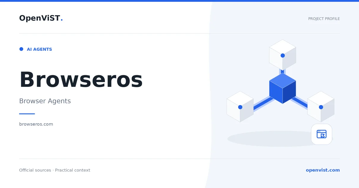 Browseros — OpenViST project profile in Browser Agents.
