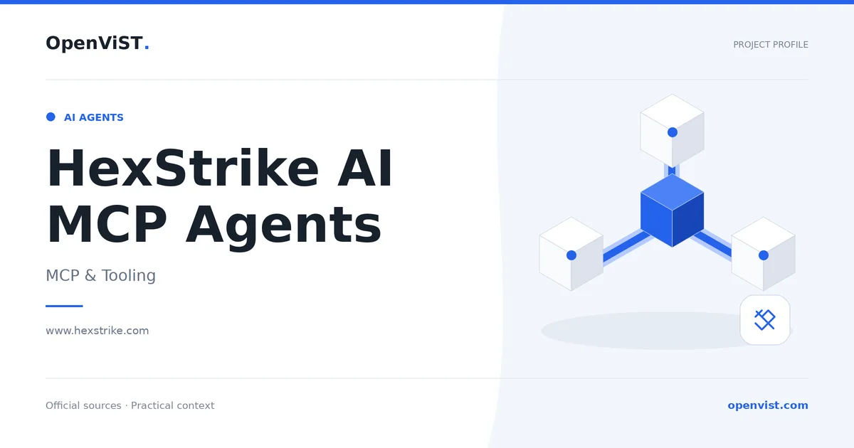 HexStrike AI MCP Agents — OpenViST project profile in MCP & Tooling.