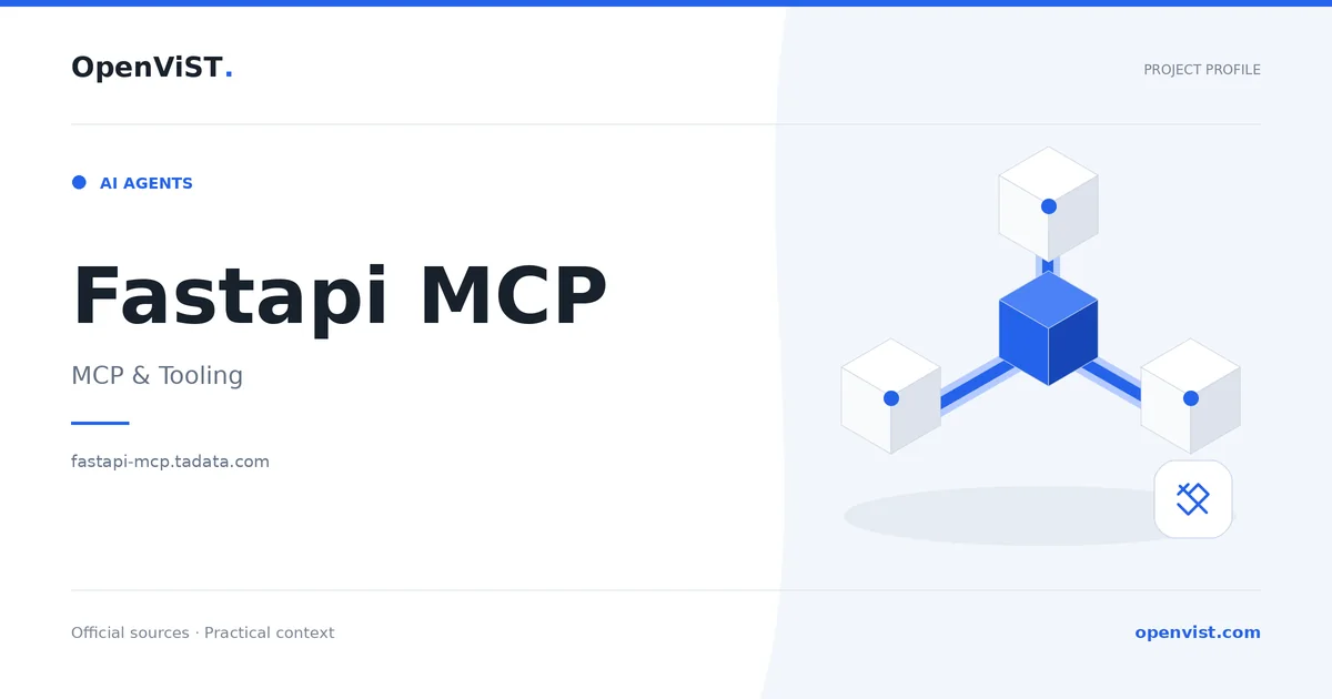 Fastapi MCP — OpenViST project profile in MCP & Tooling.