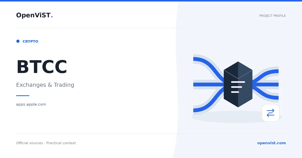 BTCC — OpenViST project profile in Exchanges & Trading.