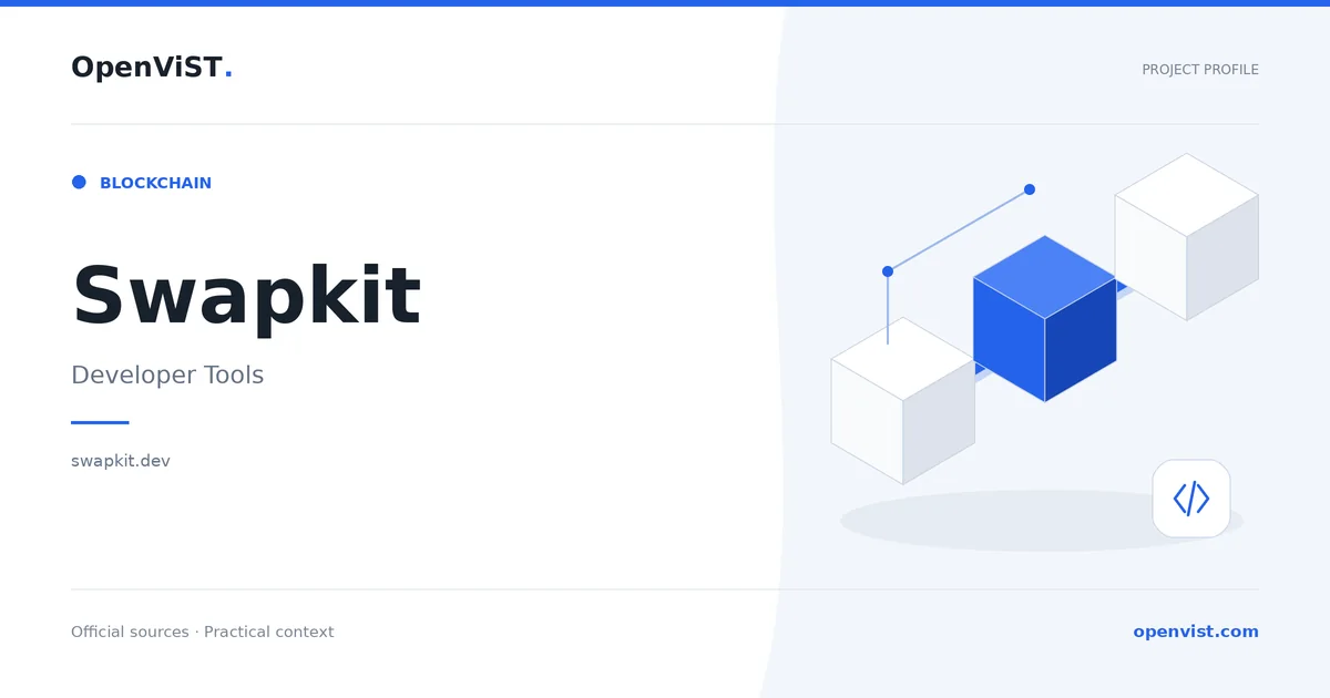 Swapkit — OpenViST project profile in Developer Tools.