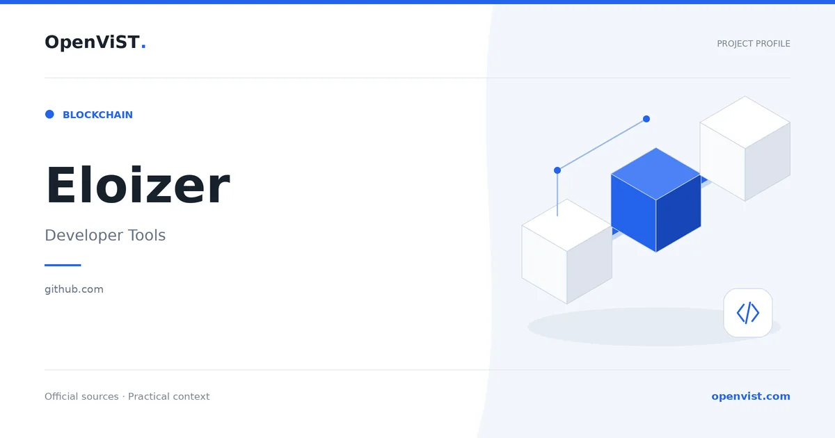 Eloizer — OpenViST project profile in Developer Tools.