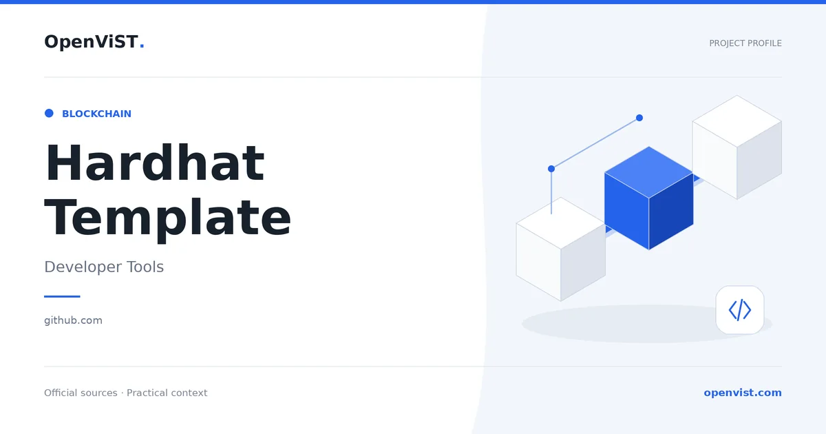 Hardhat Template — OpenViST project profile in Developer Tools.