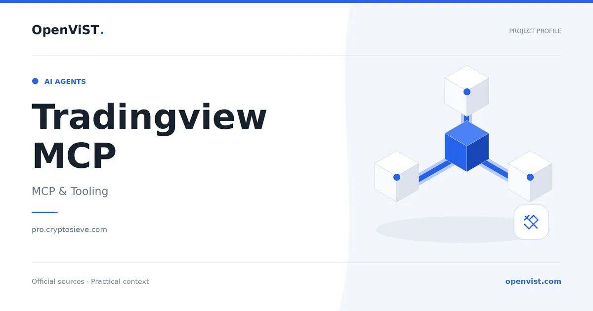 Tradingview MCP — OpenViST project profile in MCP & Tooling.