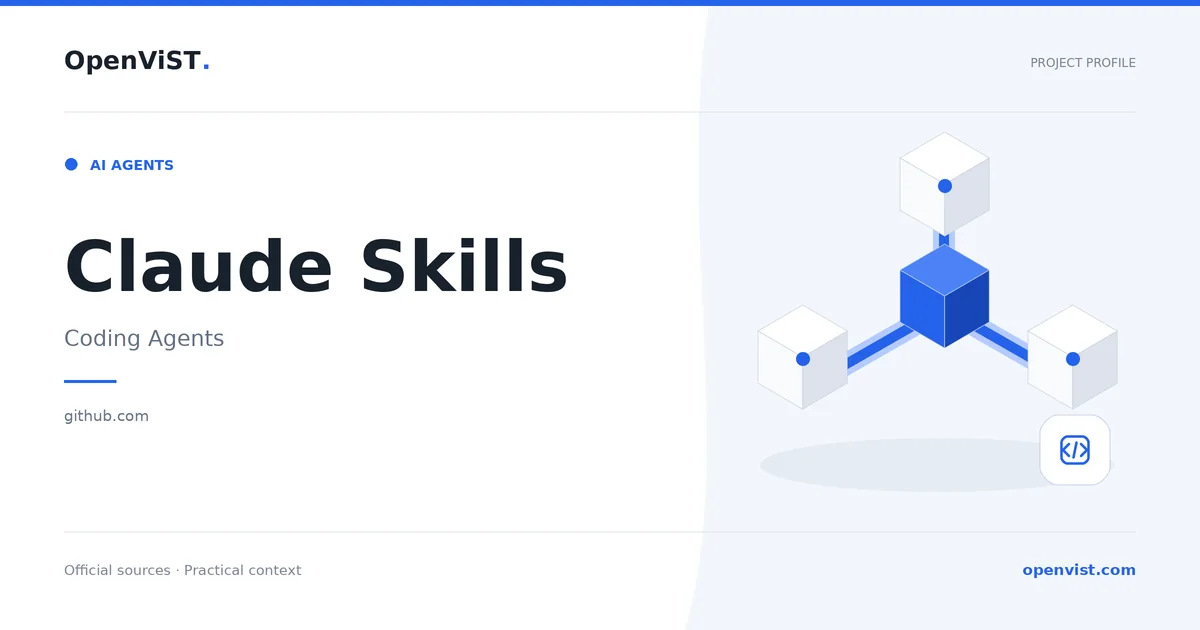 Claude Skills — OpenViST project profile in Coding Agents.