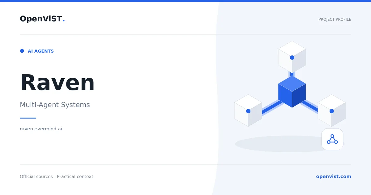 Raven — OpenViST project profile in Multi-Agent Systems.
