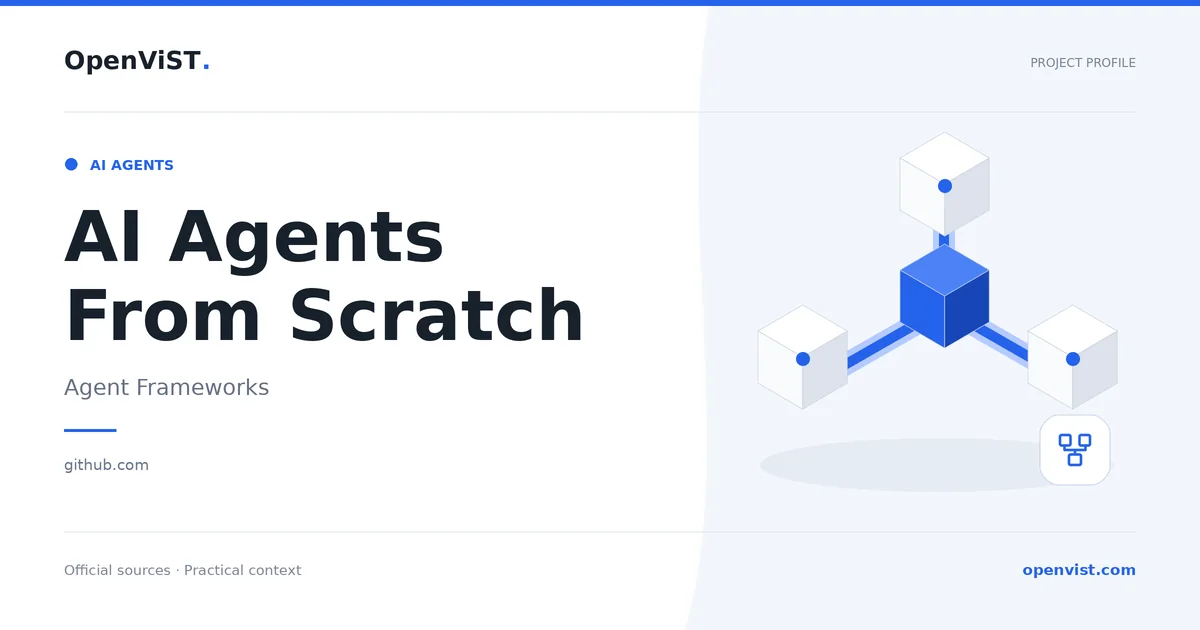AI Agents From Scratch — OpenViST project profile in Agent Frameworks.