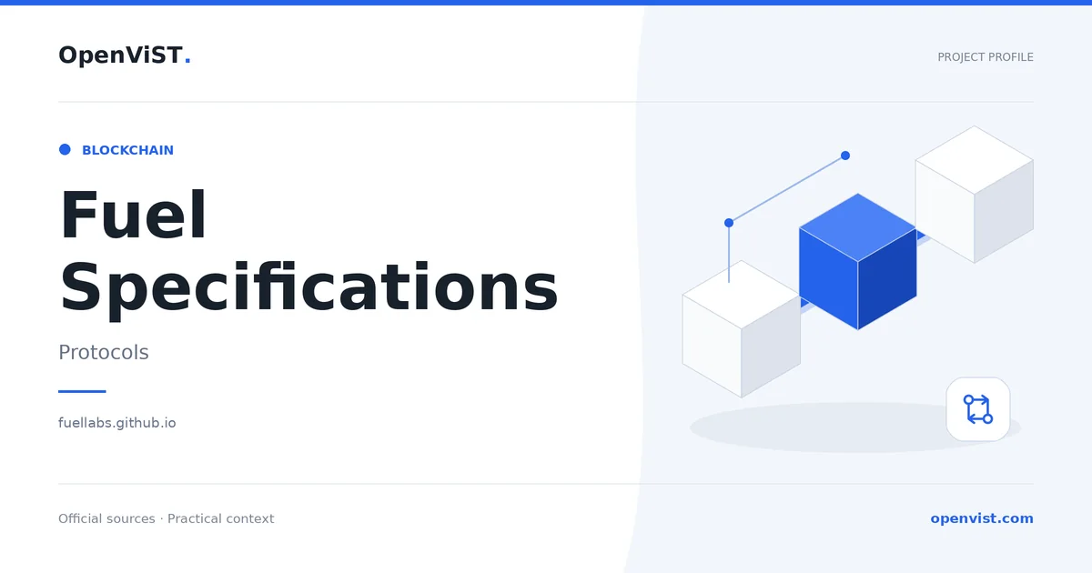 Fuel Specifications — OpenViST project profile in Protocols.