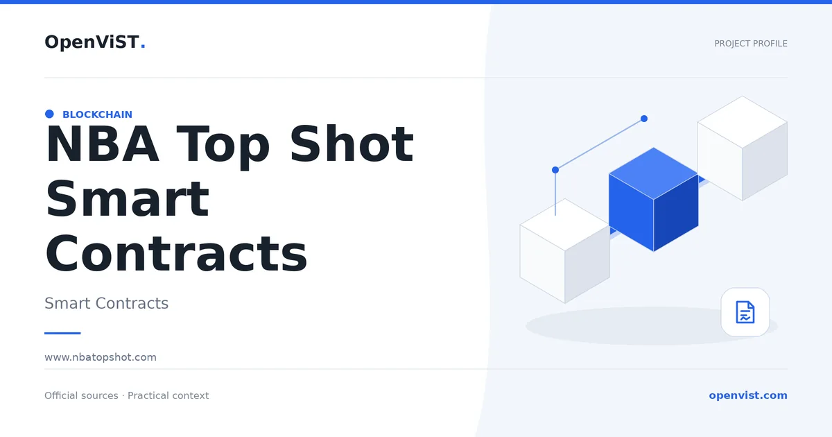 NBA Top Shot Smart Contracts — OpenViST project profile in Smart Contracts.