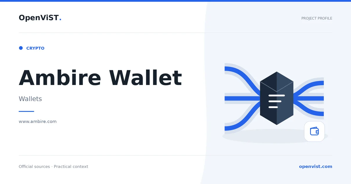 Ambire Wallet — OpenViST project profile in Wallets.