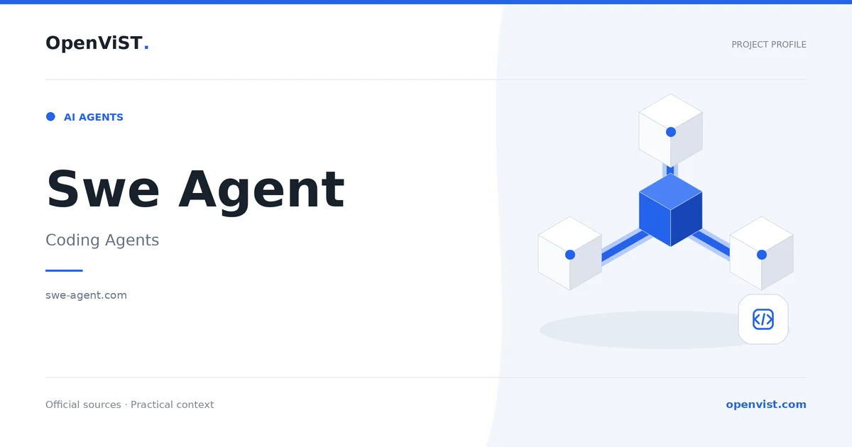 Swe Agent — OpenViST project profile in Coding Agents.