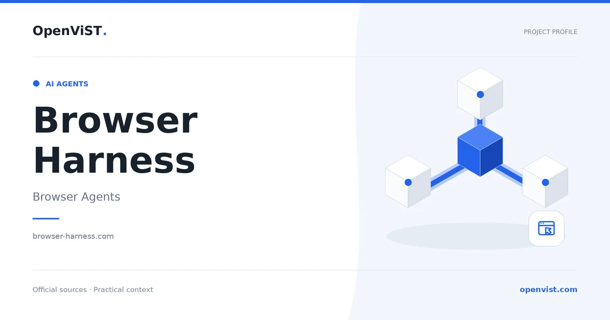 Browser Harness — OpenViST project profile in Browser Agents.