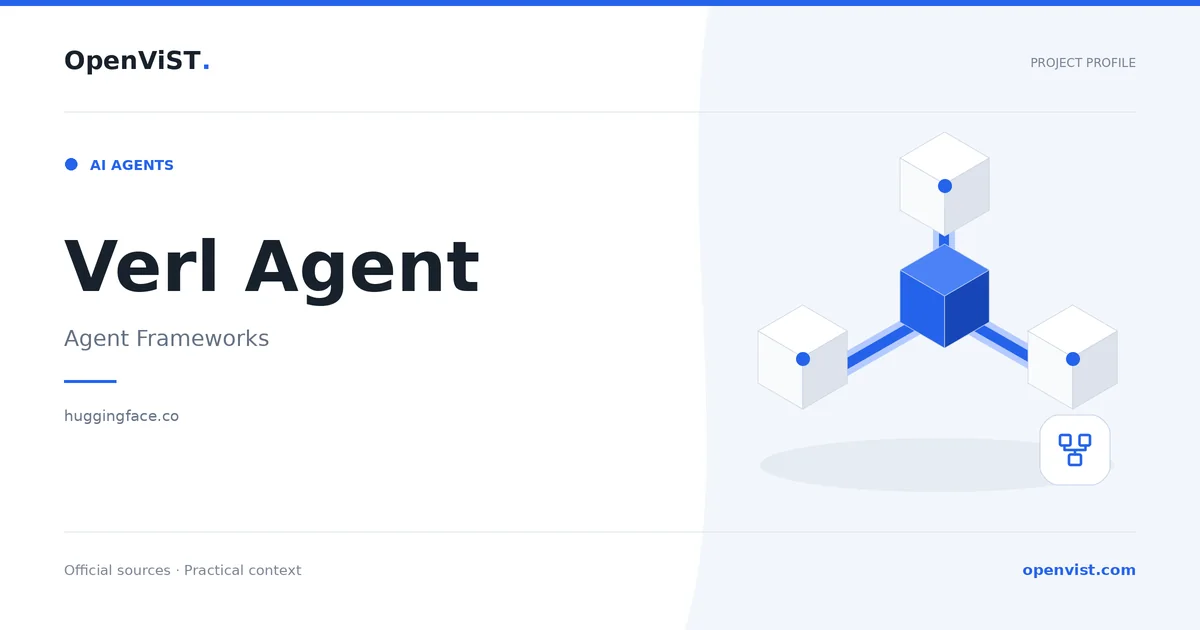 Verl Agent — OpenViST project profile in Agent Frameworks.
