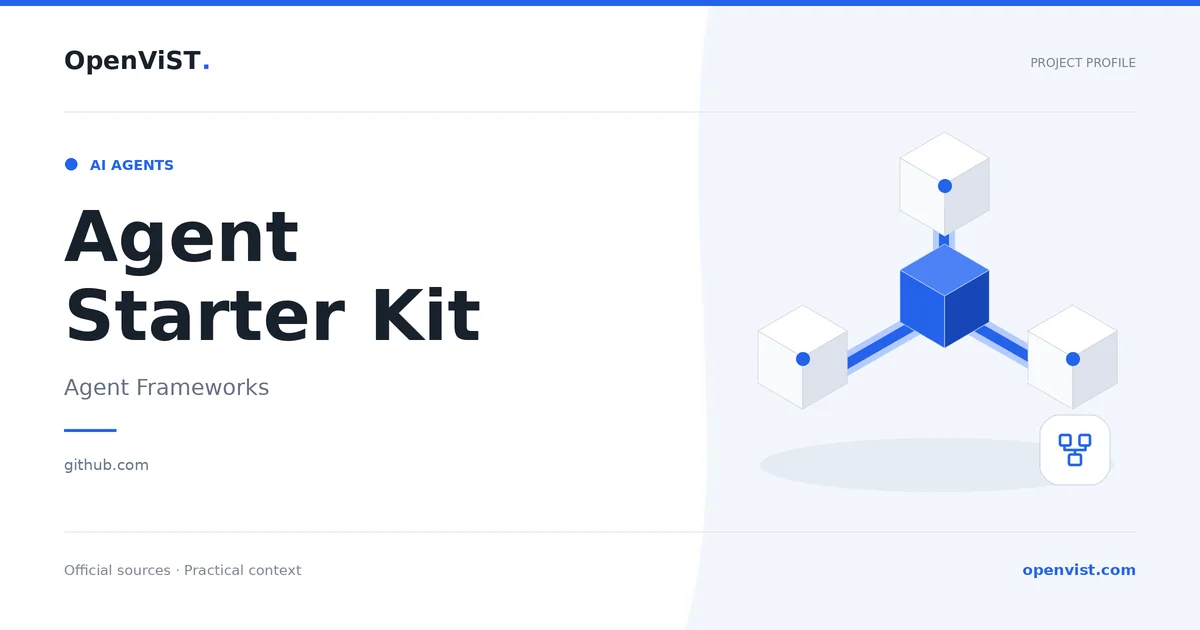 Agent Starter Kit — OpenViST project profile in Agent Frameworks.