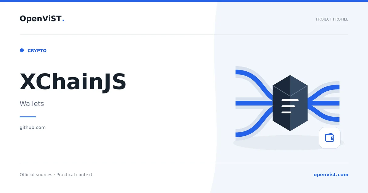 XChainJS — OpenViST project profile in Wallets.