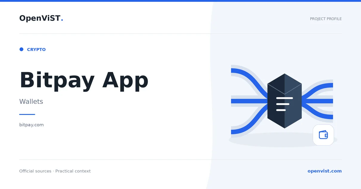 Bitpay App — OpenViST project profile in Wallets.