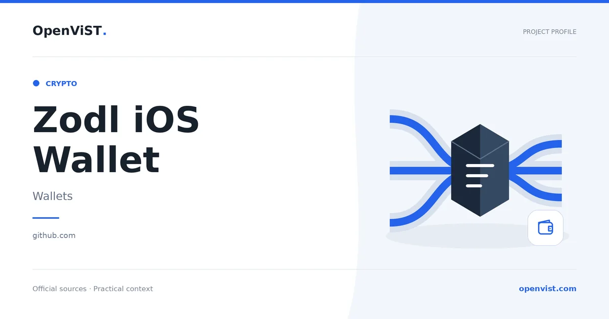Zodl iOS Wallet — OpenViST project profile in Wallets.