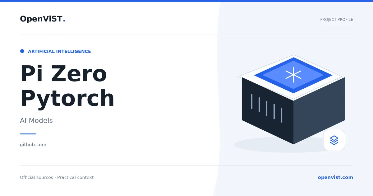 Pi Zero Pytorch — OpenViST project profile in AI Models.