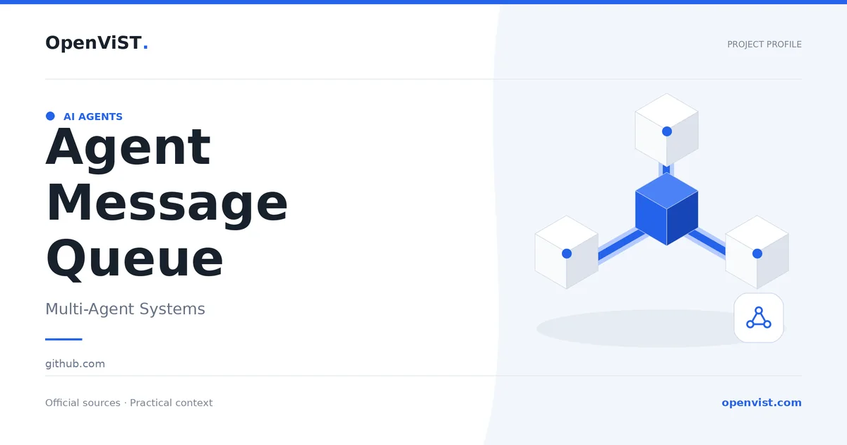 Agent Message Queue — OpenViST project profile in Multi-Agent Systems.