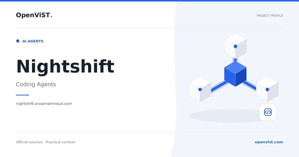 Nightshift — OpenViST project profile in Coding Agents.