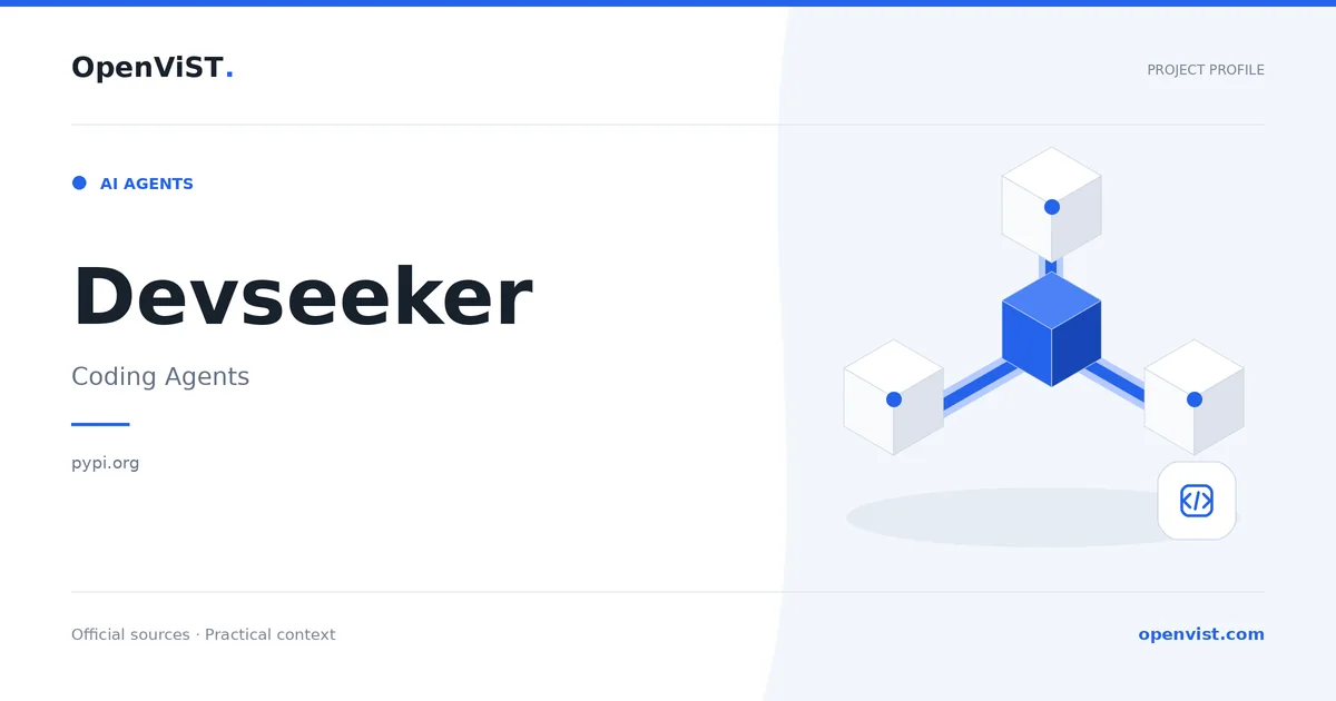 Devseeker — OpenViST project profile in Coding Agents.