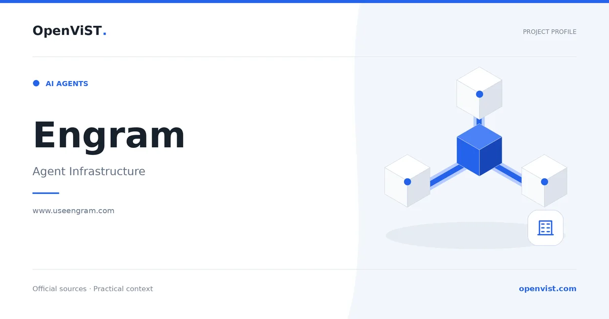 Engram — OpenViST project profile in Agent Infrastructure.