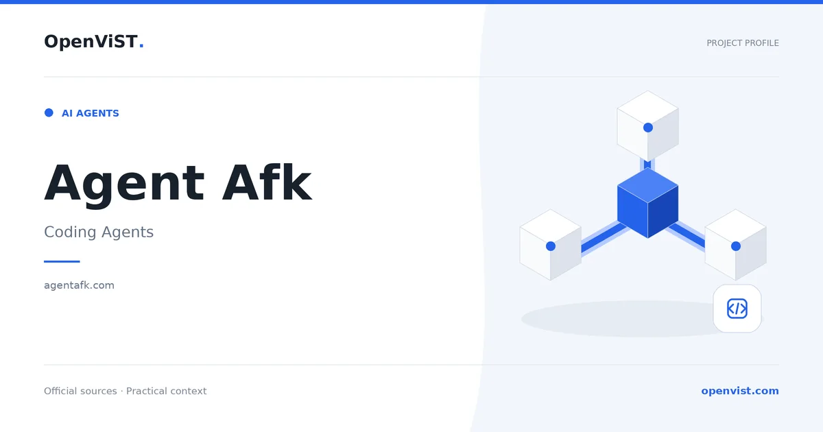 Agent Afk — OpenViST project profile in Coding Agents.
