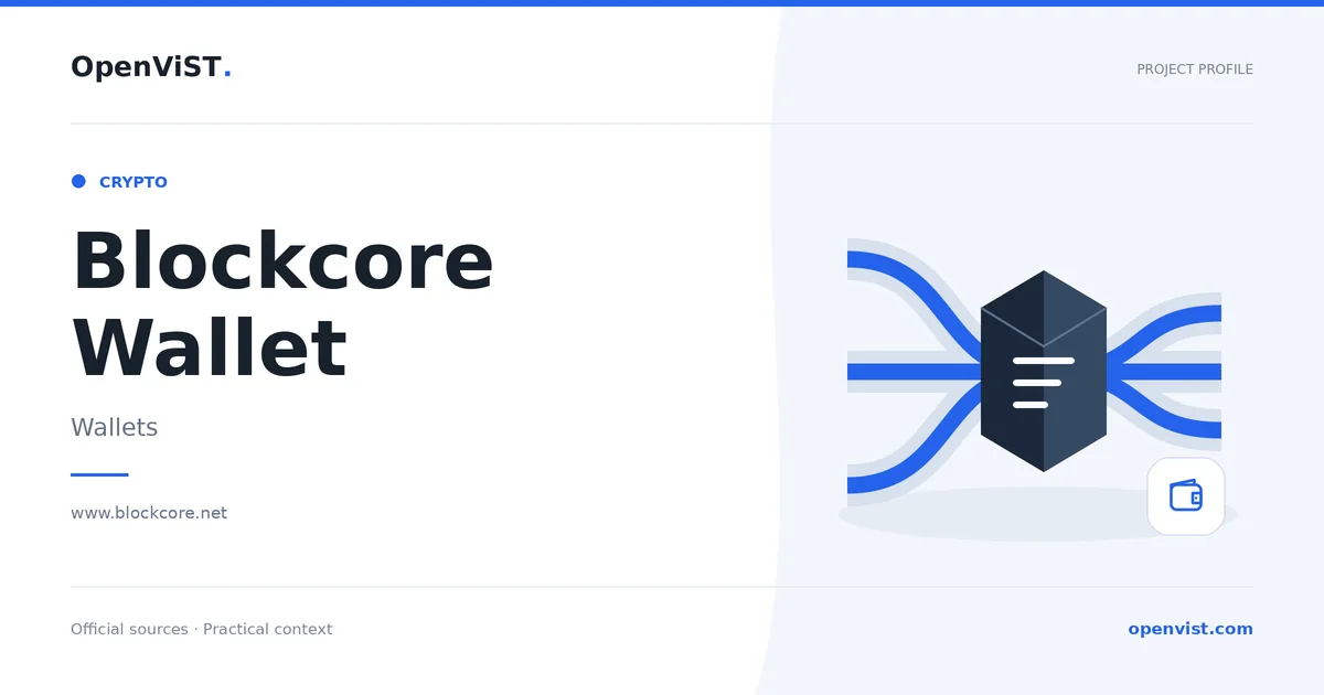 Blockcore Wallet — OpenViST project profile in Wallets.