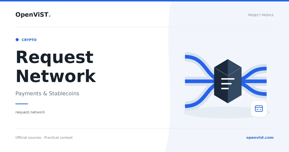 Request Network — OpenViST project profile in Payments & Stablecoins.