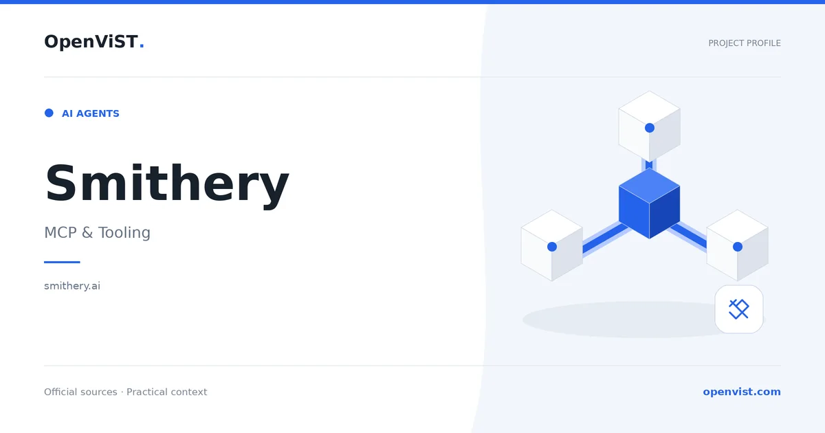 Smithery — OpenViST project profile in MCP & Tooling.