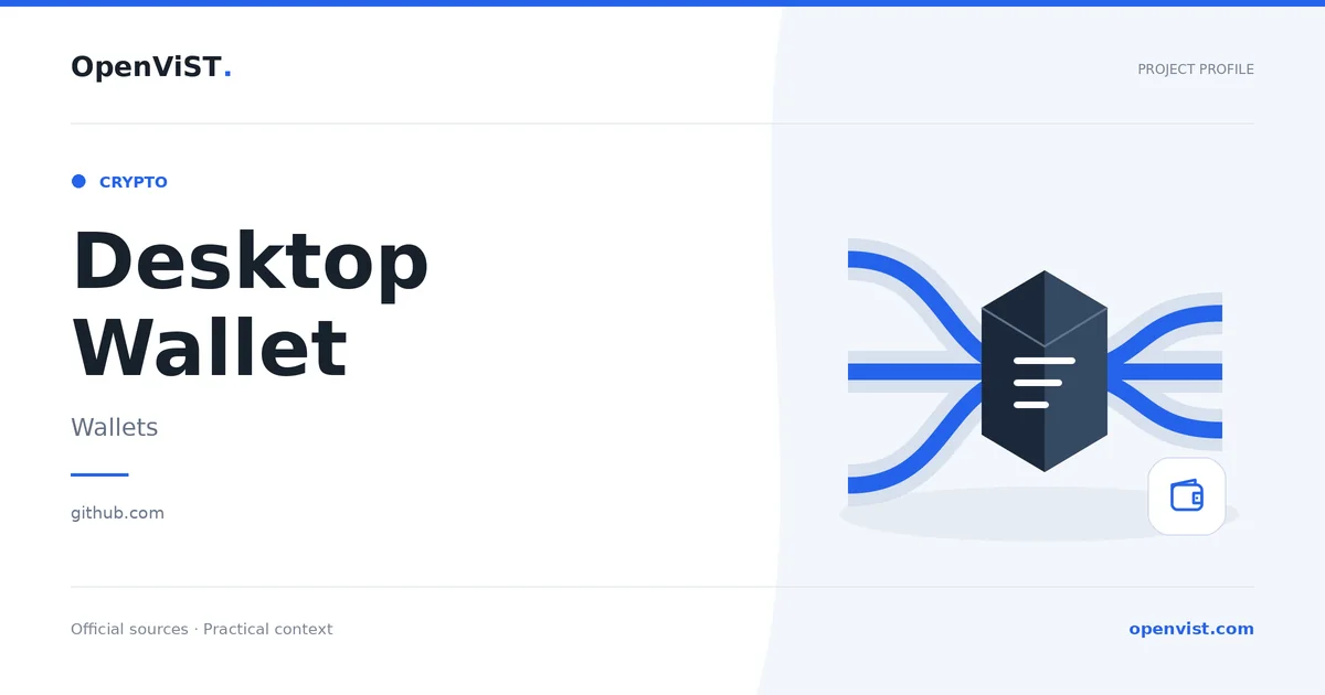 Desktop Wallet — OpenViST project profile in Wallets.