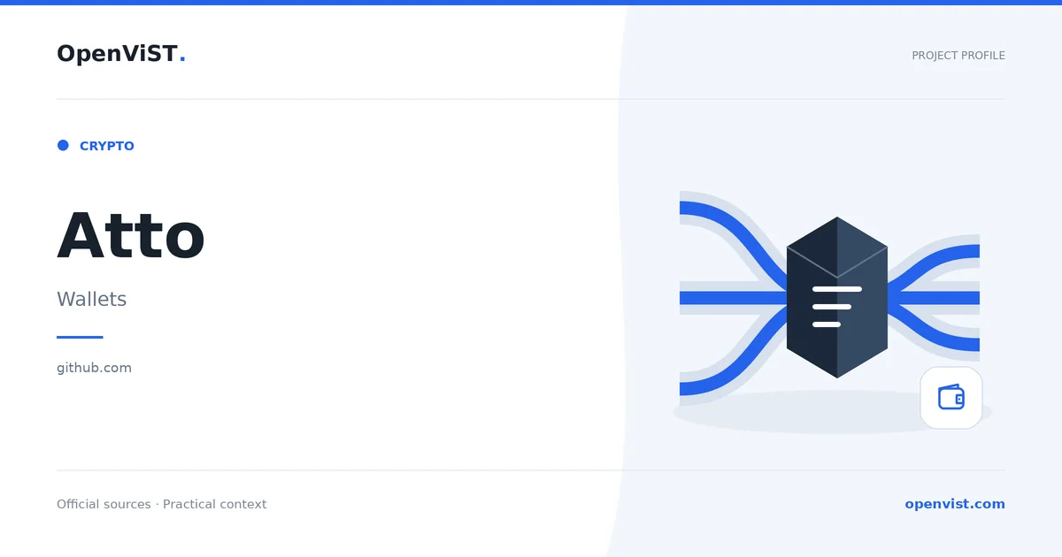 Atto — OpenViST project profile in Wallets.