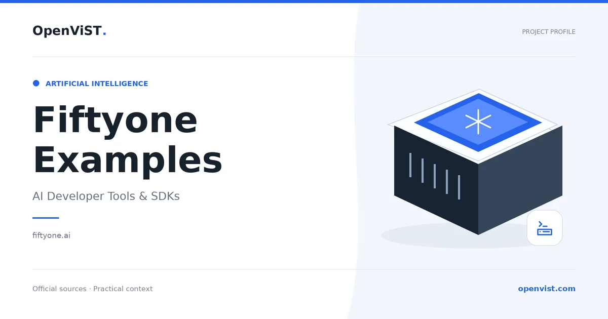 Fiftyone Examples — OpenViST project profile in AI Developer Tools & SDKs.