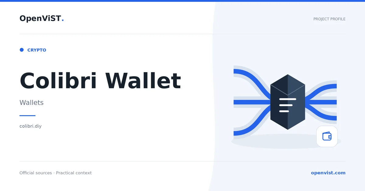 Colibri Wallet — OpenViST project profile in Wallets.