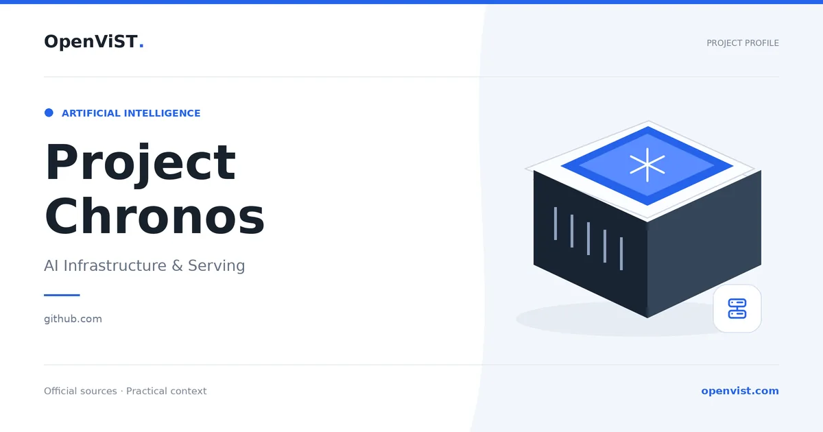 Project Chronos — OpenViST project profile in AI Infrastructure & Serving.