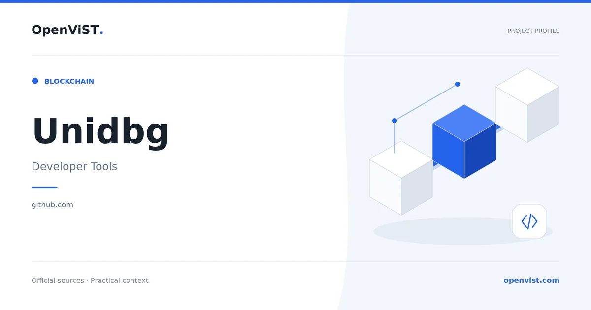 Unidbg — OpenViST project profile in Developer Tools.