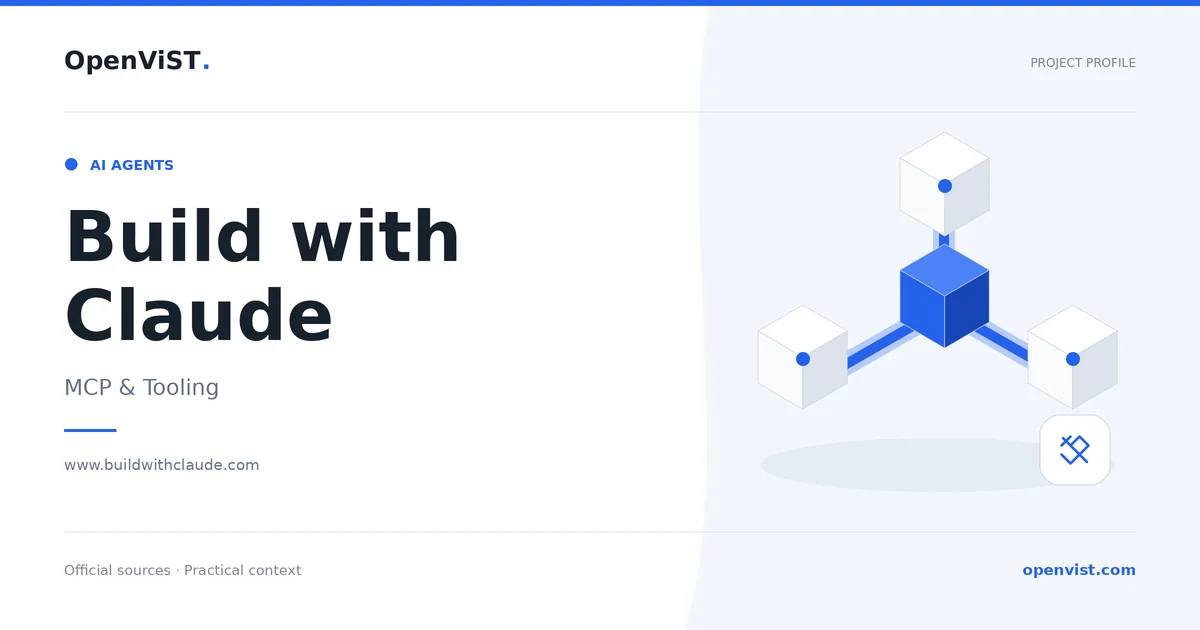Build with Claude — OpenViST project profile in MCP & Tooling.