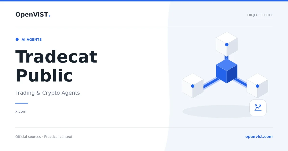 Tradecat Public — OpenViST project profile in Trading & Crypto Agents.